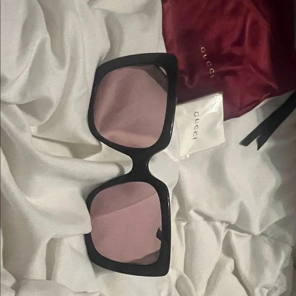 Gucci Black Sunglasses with Rose Lenses Gucci GG0998S 005 Sunglasses - US main image 2
